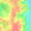 Topografische kaart Le Breuil-Bourgoin, hoogte, reliëf