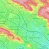 Topografische kaart Ermont, hoogte, reliëf