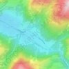 Topografische kaart Schoppernau, hoogte, reliëf