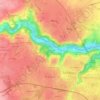 Topografische kaart Le Bois Boissel, hoogte, reliëf