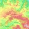 Topografische kaart Hirschenbühl, hoogte, reliëf