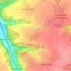 Topografische kaart Le Bois Hulin, hoogte, reliëf
