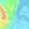 Topografische kaart Munte, hoogte, reliëf
