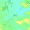 Topografische kaart Scredington, hoogte, reliëf