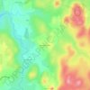 Topografische kaart Rieutort d'Aubrac, hoogte, reliëf