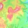 Topografische kaart Magouliana, hoogte, reliëf