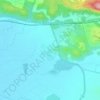 Topografische kaart Yasur, hoogte, reliëf