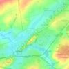 Topografische kaart Le Petit Lanjouan, hoogte, reliëf