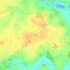 Topografische kaart Ludon, hoogte, reliëf