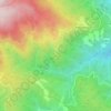 Topografische kaart Poggio alla Croce, hoogte, reliëf