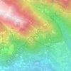Topografische kaart Muthöfe, hoogte, reliëf