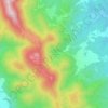 Topografische kaart Santa Restituta, hoogte, reliëf