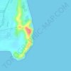 Topografische kaart Teluk Lipat, hoogte, reliëf