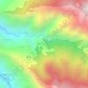 Topografische kaart Kot, hoogte, reliëf