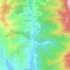 Topografische kaart Ponteprimario, hoogte, reliëf
