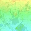 Topografische kaart Passariano, hoogte, reliëf
