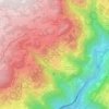 Topografische kaart Siffiano, hoogte, reliëf