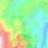 Topografische kaart Mediano, hoogte, reliëf