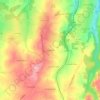 Topografische kaart Nouailhas, hoogte, reliëf