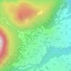 Topografische kaart Marazzone, hoogte, reliëf