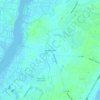 Topografische kaart Waverly Mills, hoogte, reliëf