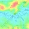 Topografische kaart Le Port Neuf, hoogte, reliëf