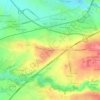 Topografische kaart Chavagné, hoogte, reliëf