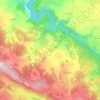 Topografische kaart Sinzelles, hoogte, reliëf