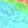 Topografische kaart Mogorić, hoogte, reliëf