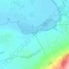 Topografische kaart Nafford, hoogte, reliëf