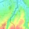 Topografische kaart Marchipont, hoogte, reliëf