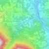 Topografische kaart Carriola, hoogte, reliëf