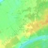 Topografische kaart Bout d'en Haut, hoogte, reliëf