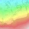 Topografische kaart El Orégano, hoogte, reliëf