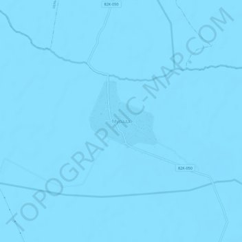 Topografische kaart Мурада, hoogte, reliëf