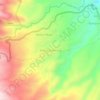 Topografische kaart Belitar Seberang, hoogte, reliëf