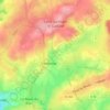 Topografische kaart Hameau Clapet, hoogte, reliëf