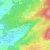 Topografische kaart La Tenue, hoogte, reliëf