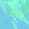 Topografische kaart Cape Haze, hoogte, reliëf