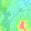 Topografische kaart Wattines, hoogte, reliëf