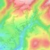 Topografische kaart Ricoutou, hoogte, reliëf