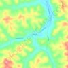 Topografische kaart Cannelville, hoogte, reliëf