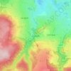Topografische kaart Ecdoval, hoogte, reliëf