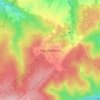 Topografische kaart Fays-Famenne, hoogte, reliëf