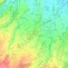 Topografische kaart Scuole Ghiarda, hoogte, reliëf