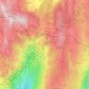 Topografische kaart Magusteiro, hoogte, reliëf