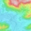 Topografische kaart Crémanvillers, hoogte, reliëf