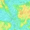 Topografische kaart L'Écotet, hoogte, reliëf