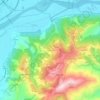 Topografische kaart Cimenasco, hoogte, reliëf