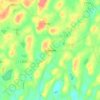 Topografische kaart Tydavnet, hoogte, reliëf